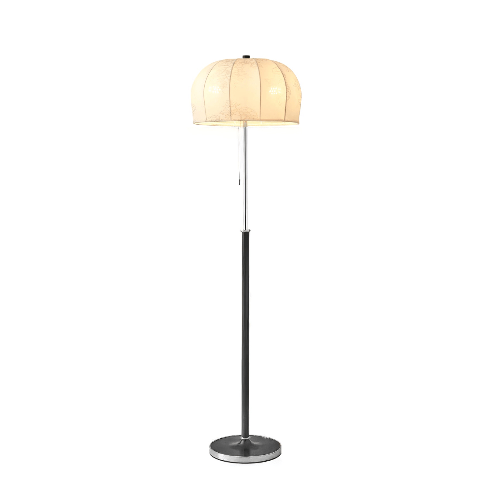 Cularo Fabric Wood Floor Lamp