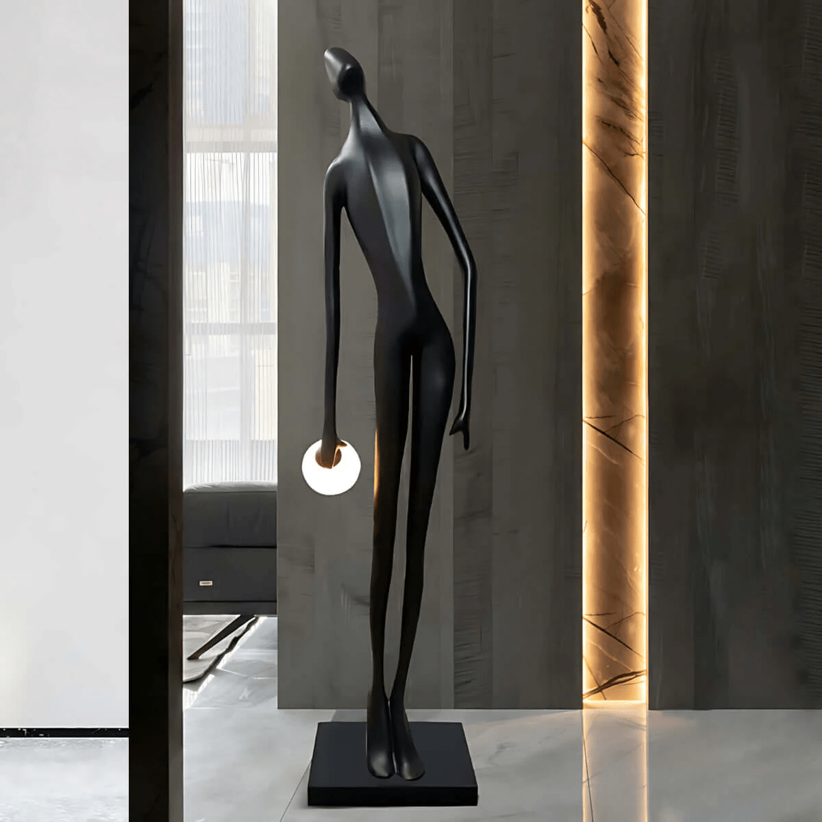 Ersilyra Artistic Resin Floor Lamp