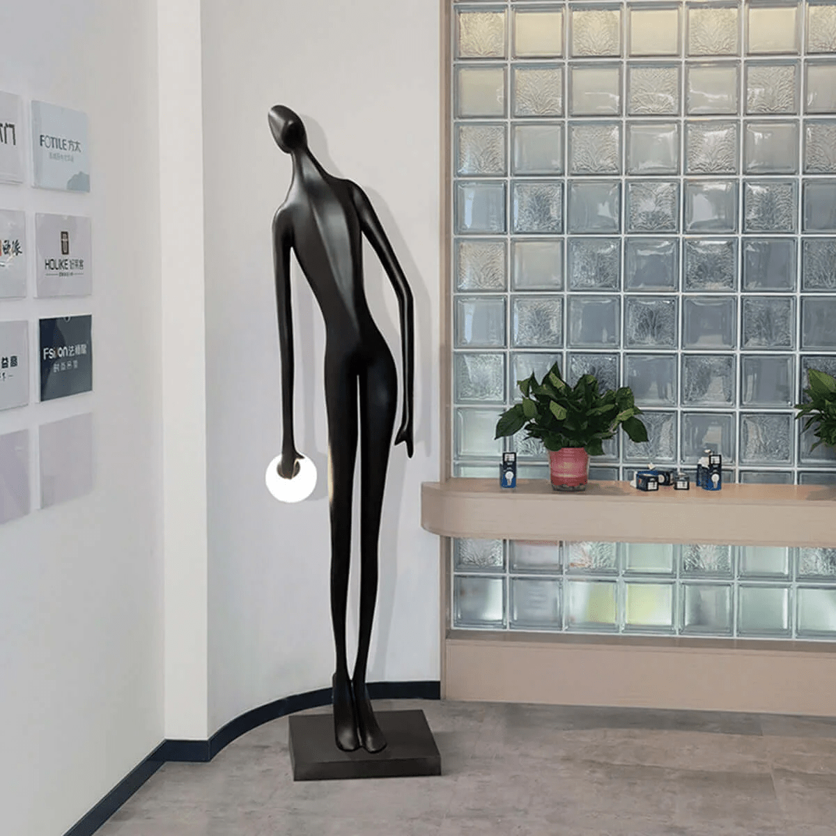 Ersilyra Artistic Resin Floor Lamp