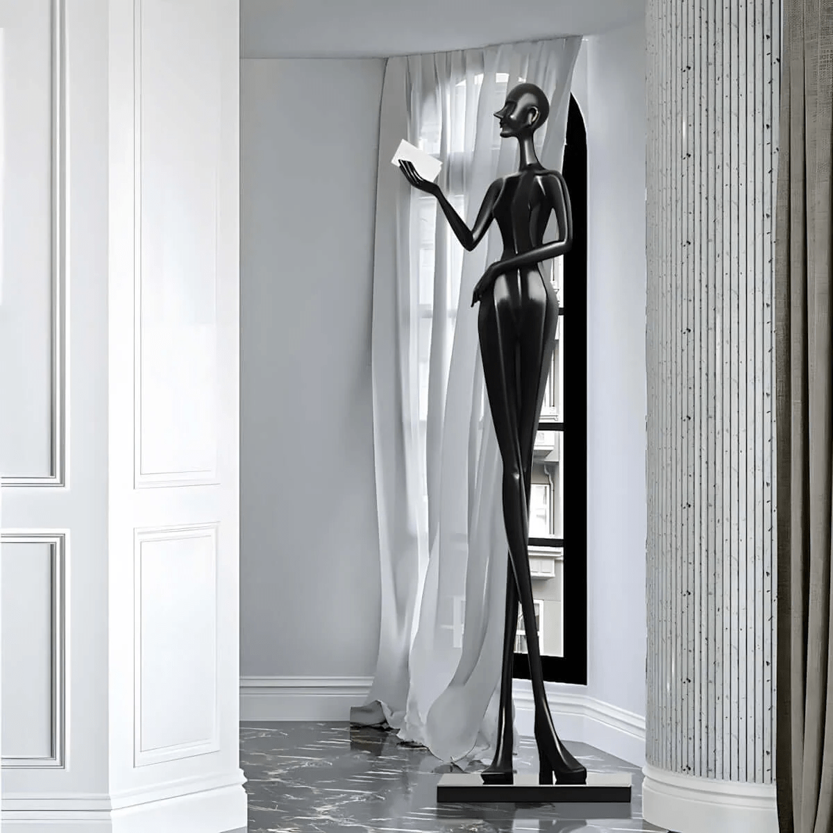 Soranina Floor Lamp Sculptural Minimalist