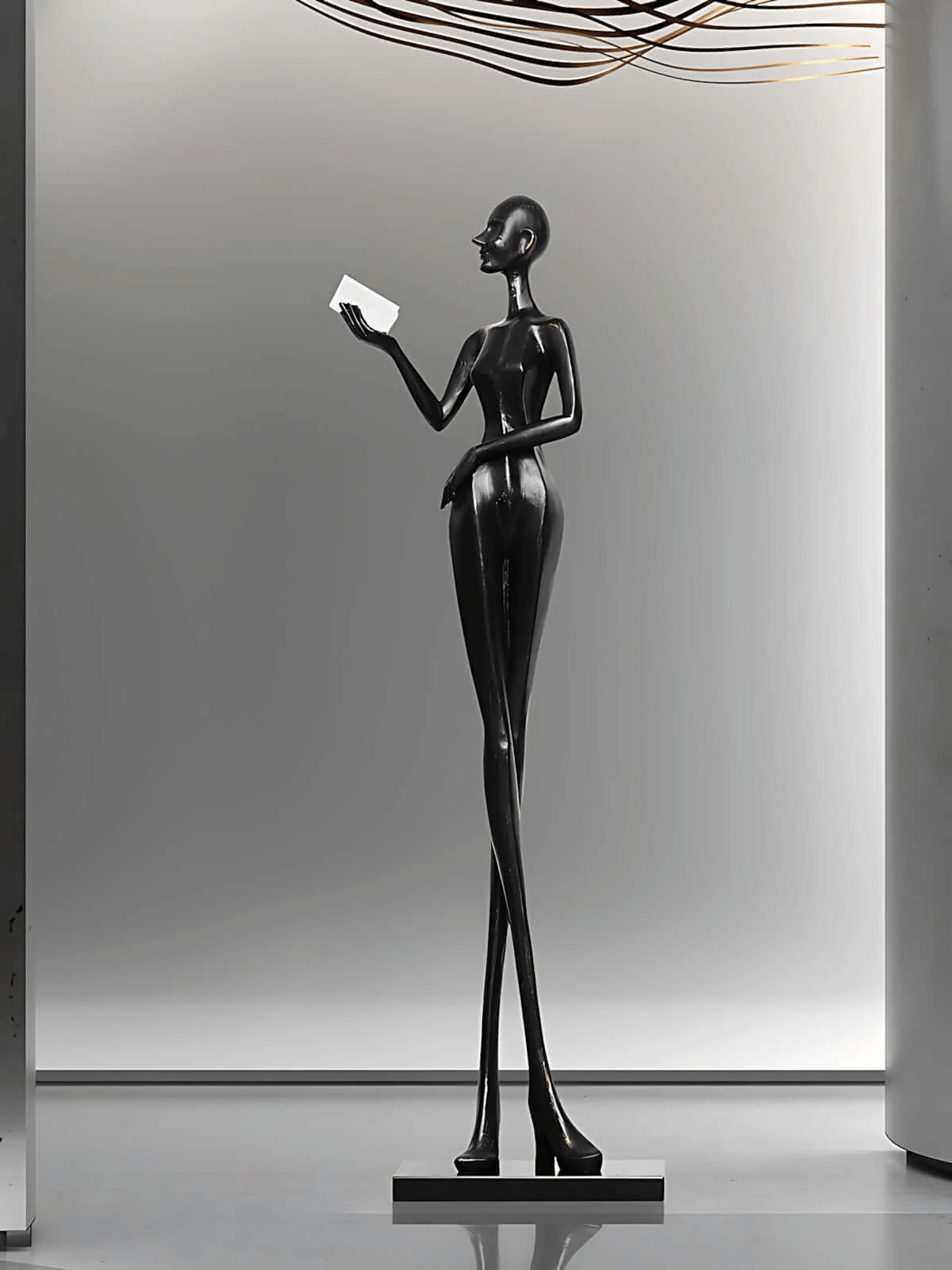 Soranina Floor Lamp Sculptural Minimalist