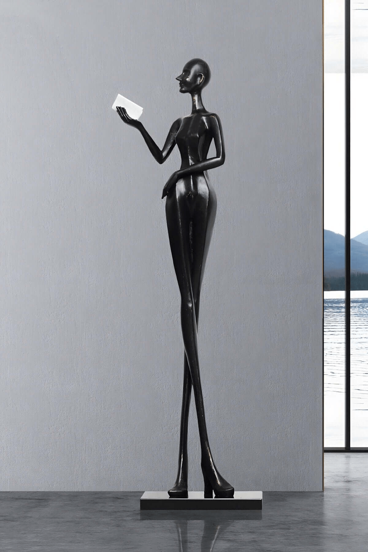Soranina Floor Lamp Sculptural Minimalist