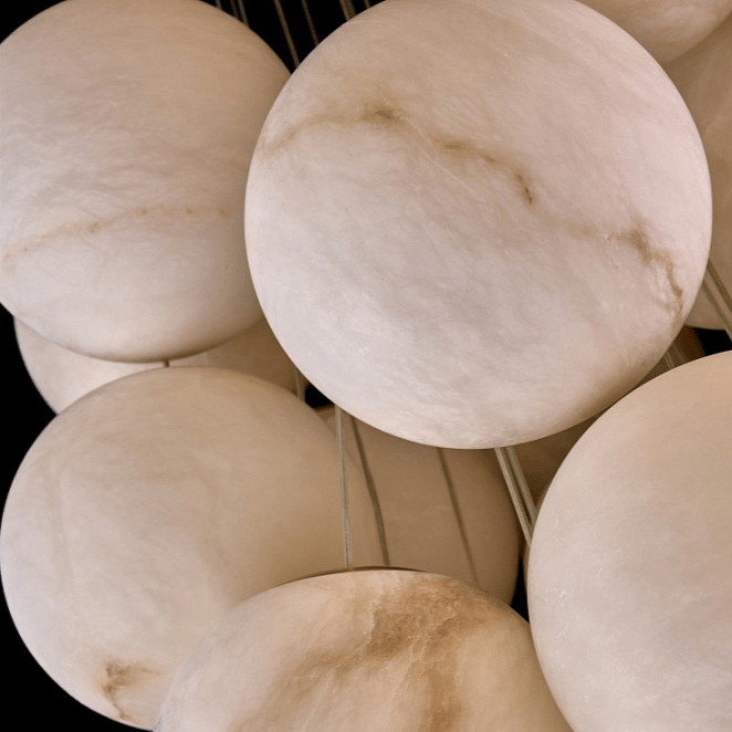 Gaia Alabaster Pendant Light Chandelier