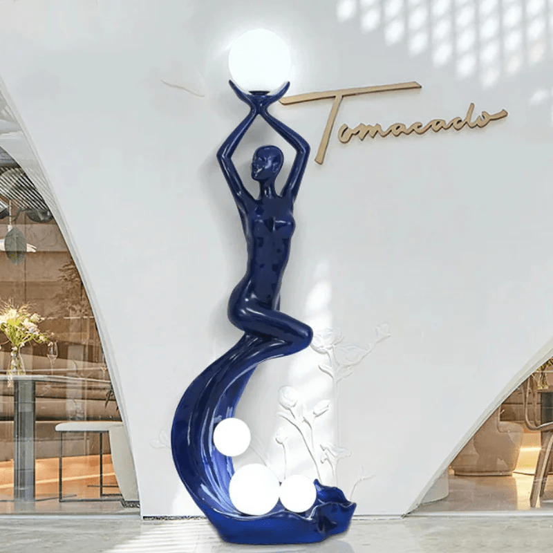 Muse Modern Sculpture Floor Lamp