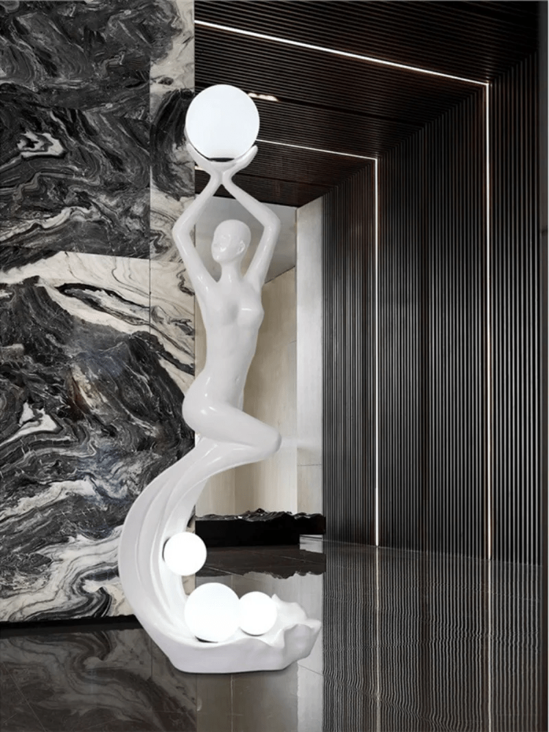 Muse Modern Sculpture Floor Lamp