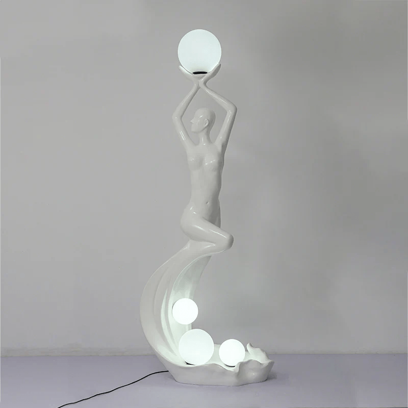 Muse Modern Sculpture Floor Lamp