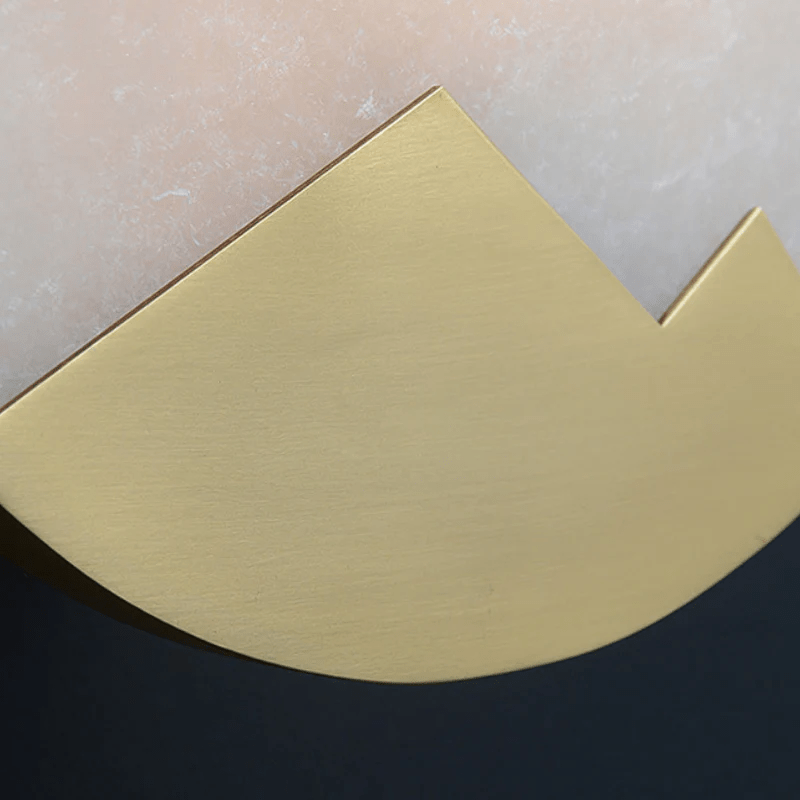 Nivisenne Mountain Shaped Alabaster Wall Light