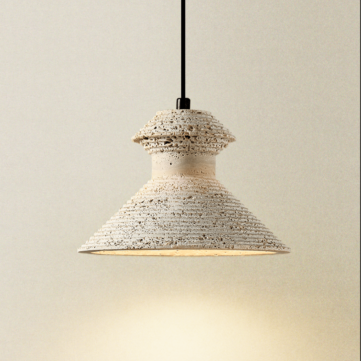 Nyrd Travertine Pendant Light