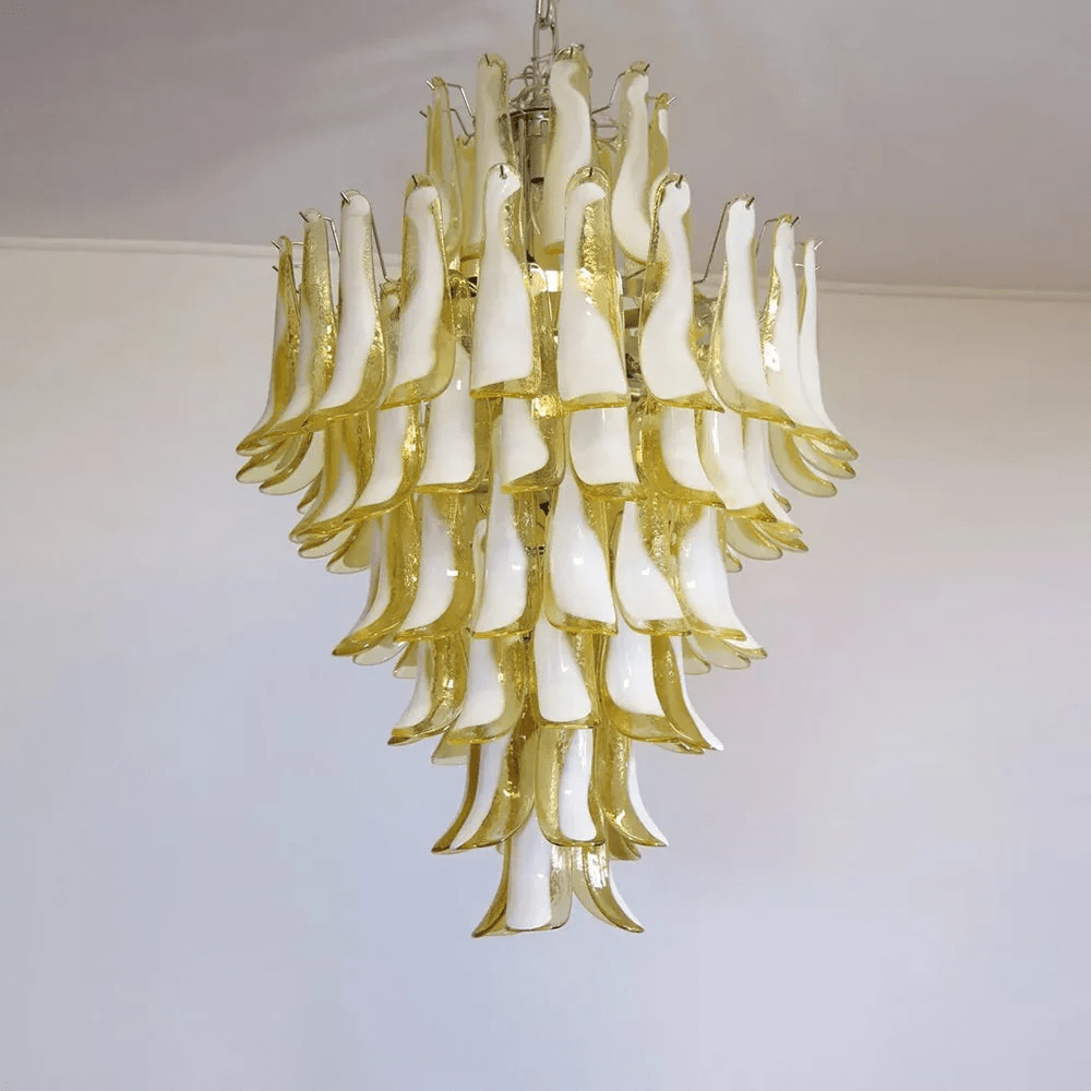 Orlian Glass Petals Pendant Lamp