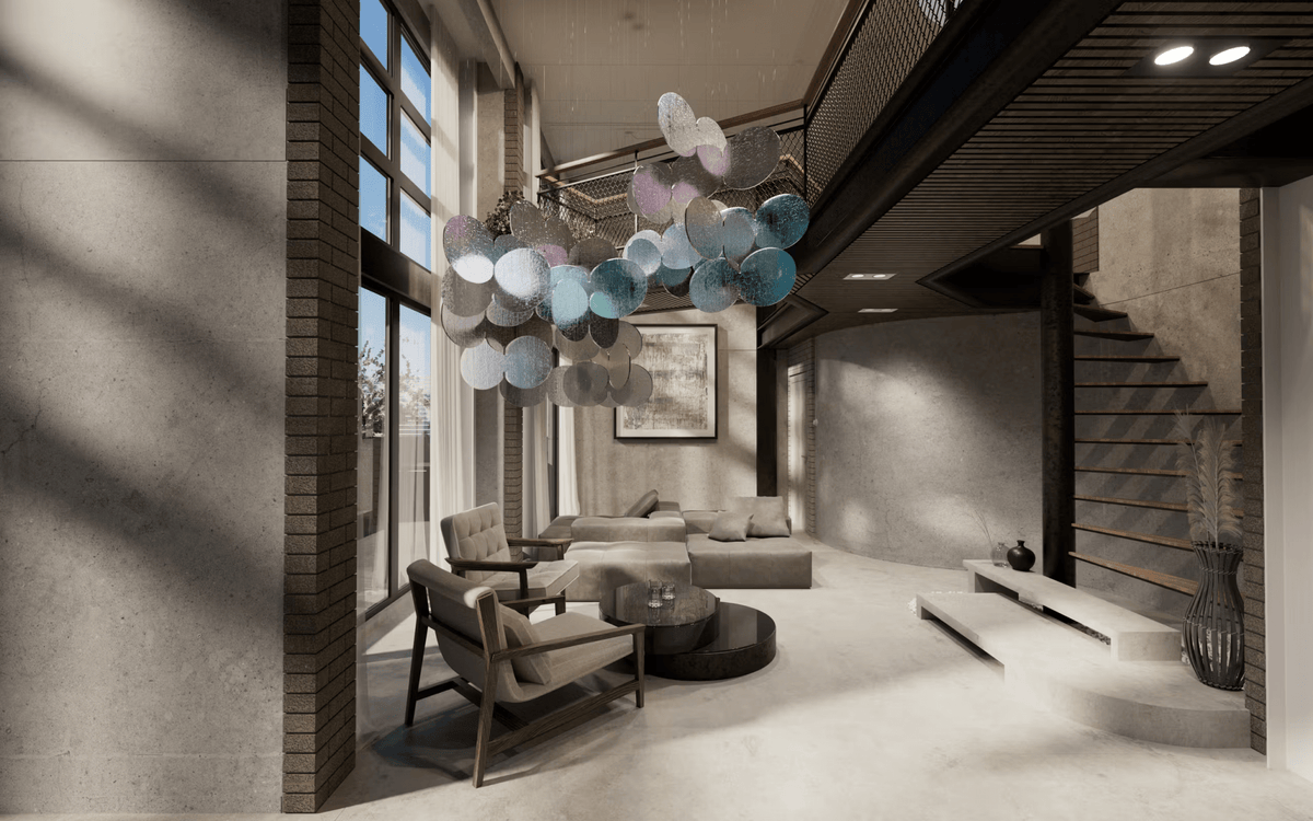 Nimbus Clouds Iridescent Disc Chandelier