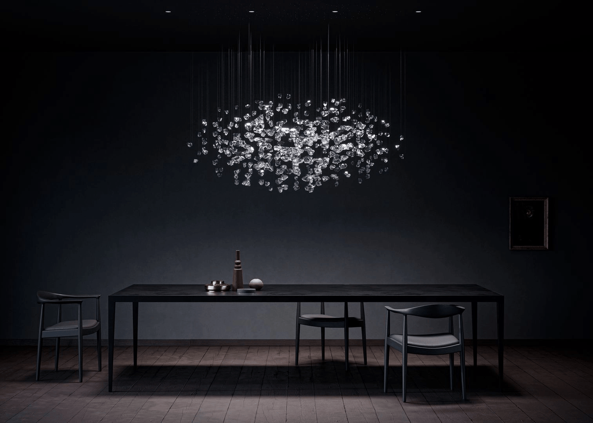 Elmsley Raw Crystal Chandelier