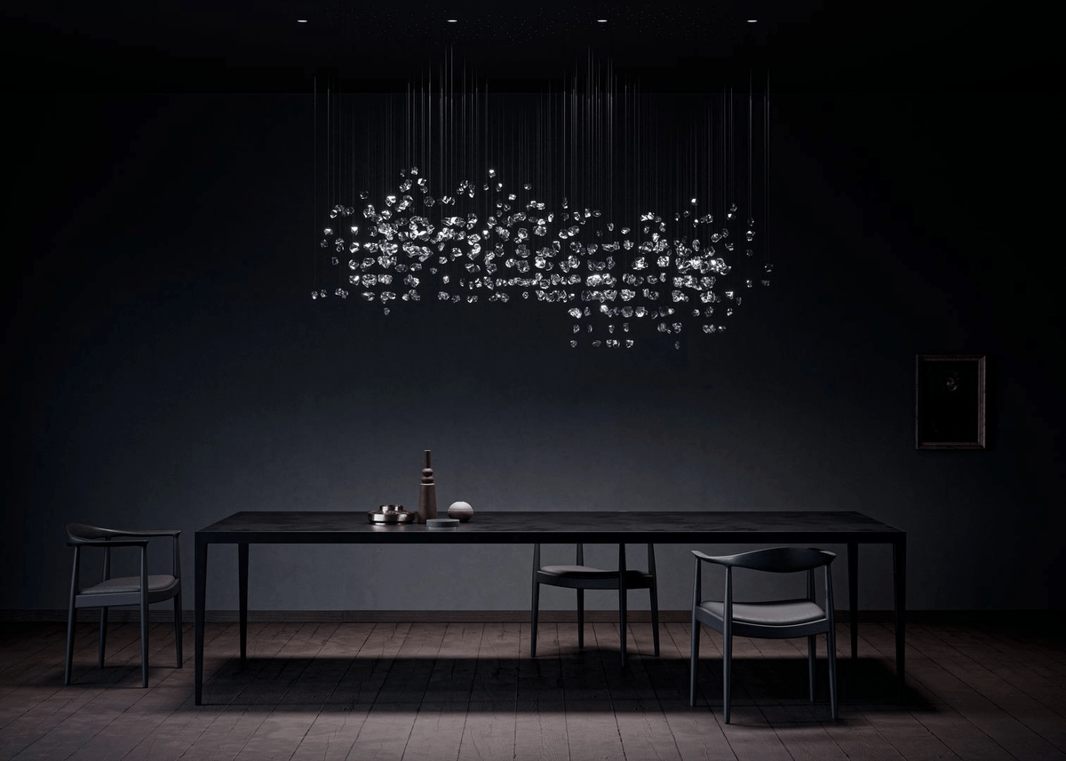 Elmsley Raw Crystal Chandelier