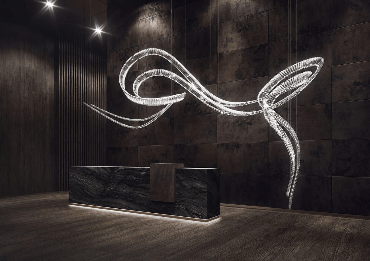 Thalorine Inspiral Chandelier