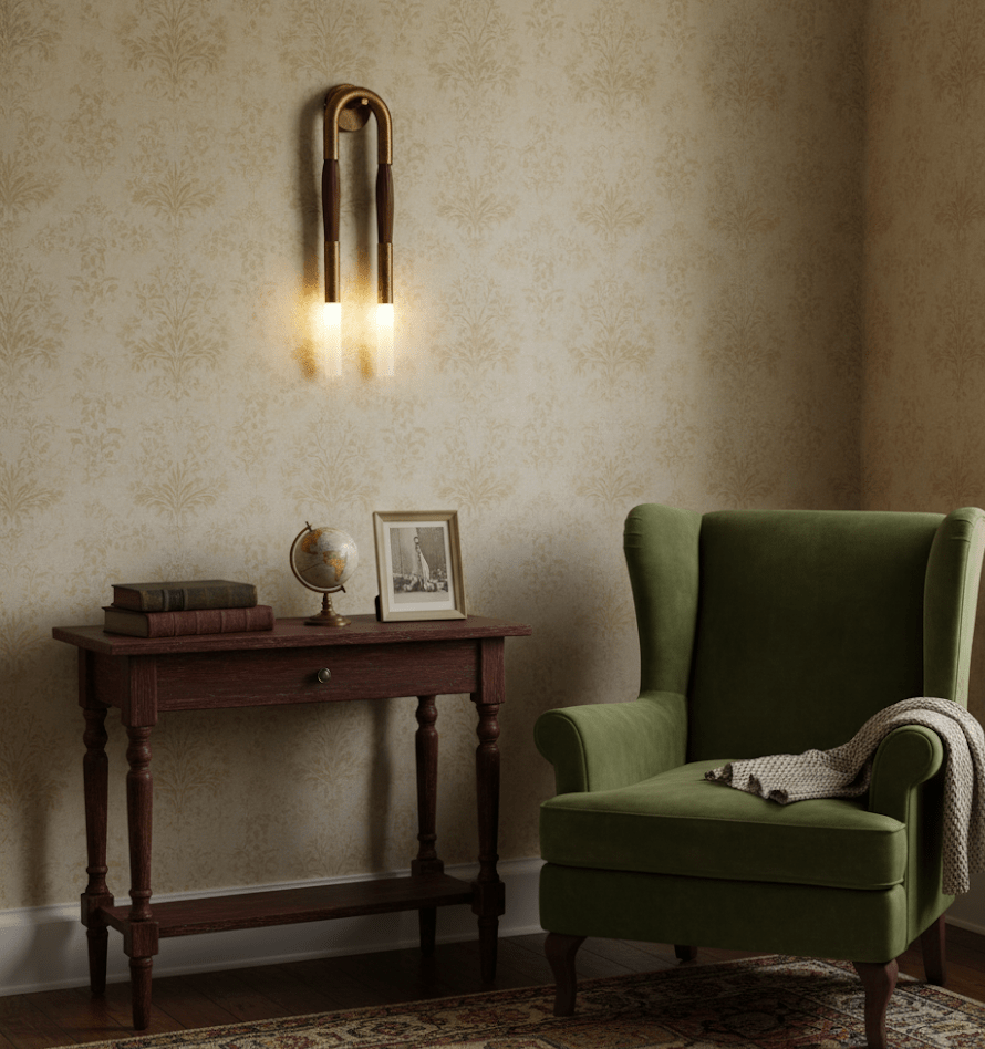 Neracrest Horsehair Indoor Wall Light