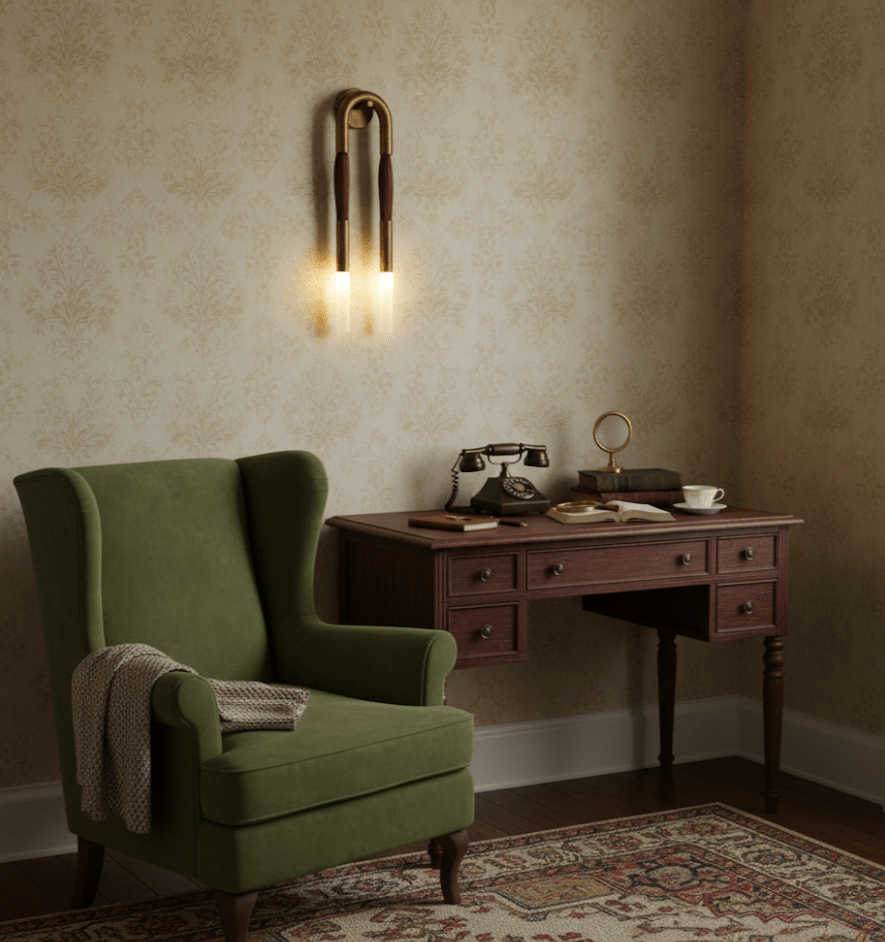 Neracrest Horsehair Indoor Wall Light