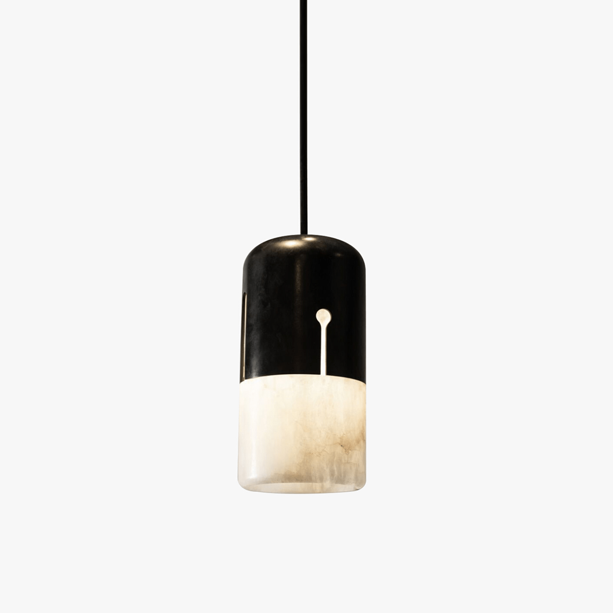 Silas Alabaster Duotone Capsule Pendant Lamp