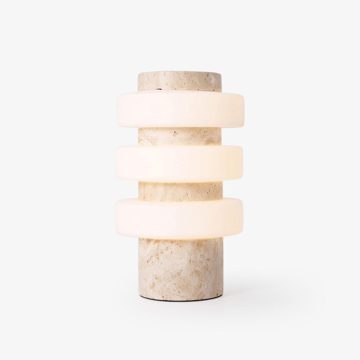 Thea Modern Travertine Table Lamp