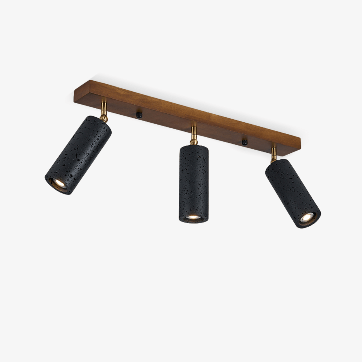 Eurliryra  Black Travertine Trio Ceiling Spot