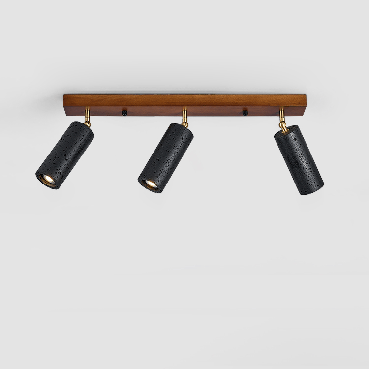 Eurliryra  Black Travertine Trio Ceiling Spot