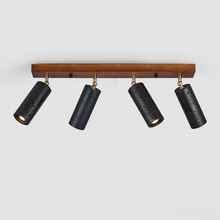 Eurliryra  Black Travertine Trio Ceiling Spot