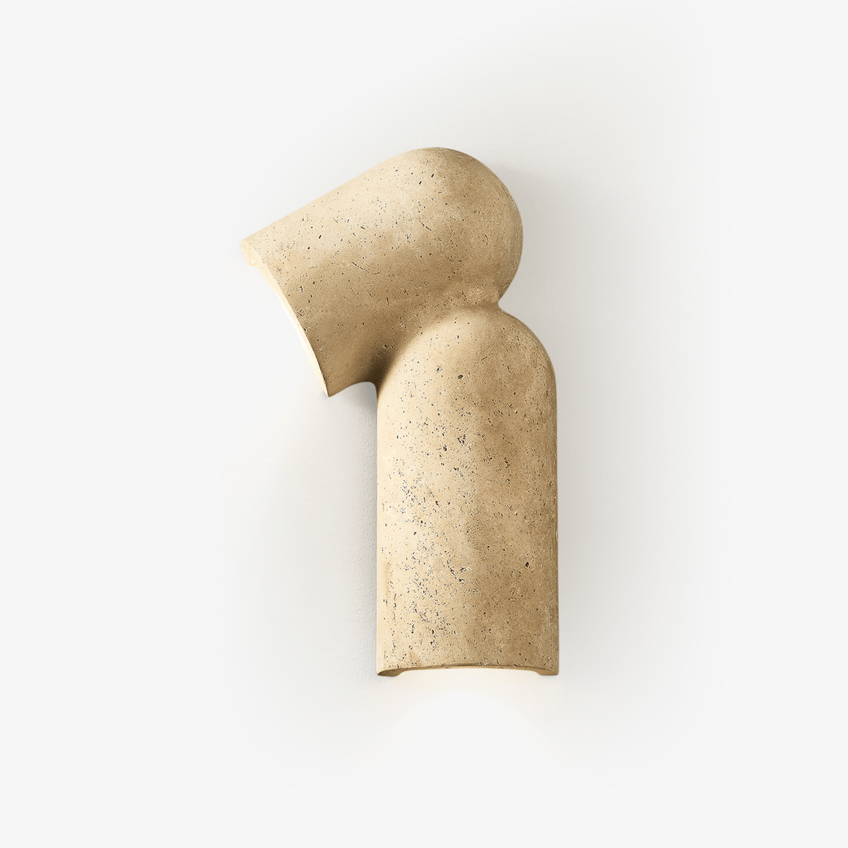 Alma Fancy Yellow Travertine Wall Lamp