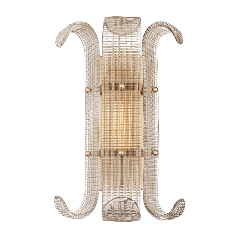 Dara Luxurious Champagne Glass Brasher Wall Lamp