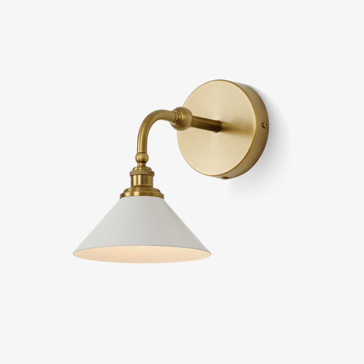 Dina Valerienne Minimalist Horn-shaped Metal Wall Lamp