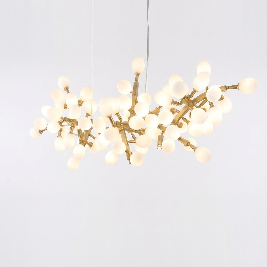 Aldo Elegant Droplet Glass Chandelier