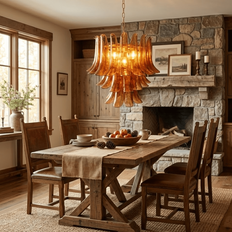 Grav Artistic Murano Glass Chandelier