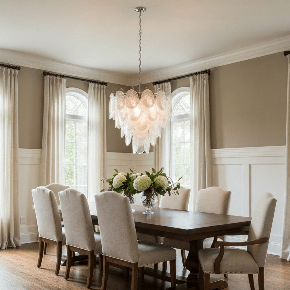 Jord Elegant Murano Glass Chandelier