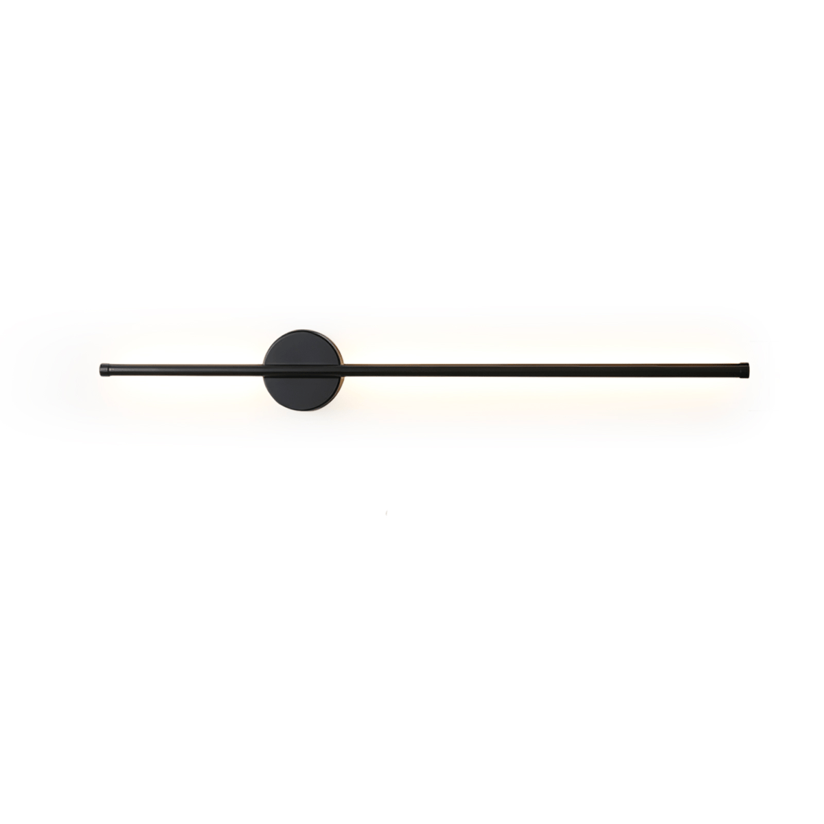 Fral Black Sleek Cordless Rechargeable Wall Lamp