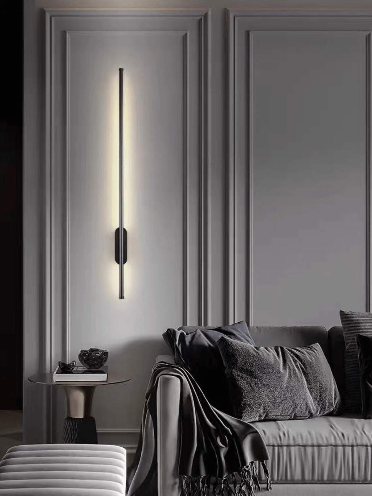 Nomk Black Line Rechargeable Wall Lamp