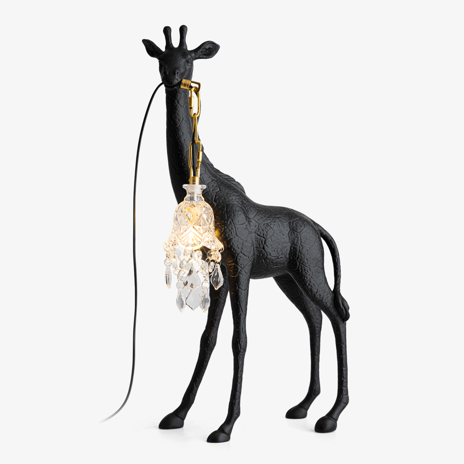 Fexl Luxurious Giraffe Royale Sculpture Floor Lamp
