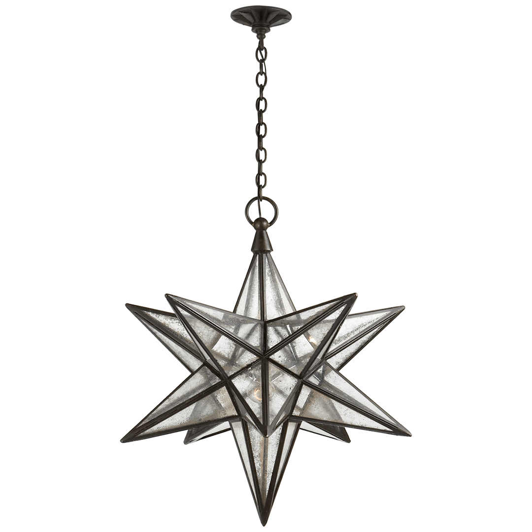 Sotr Elegant Glass Star Chandelier