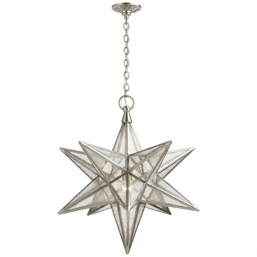 Sotr Elegant Glass Star Chandelier