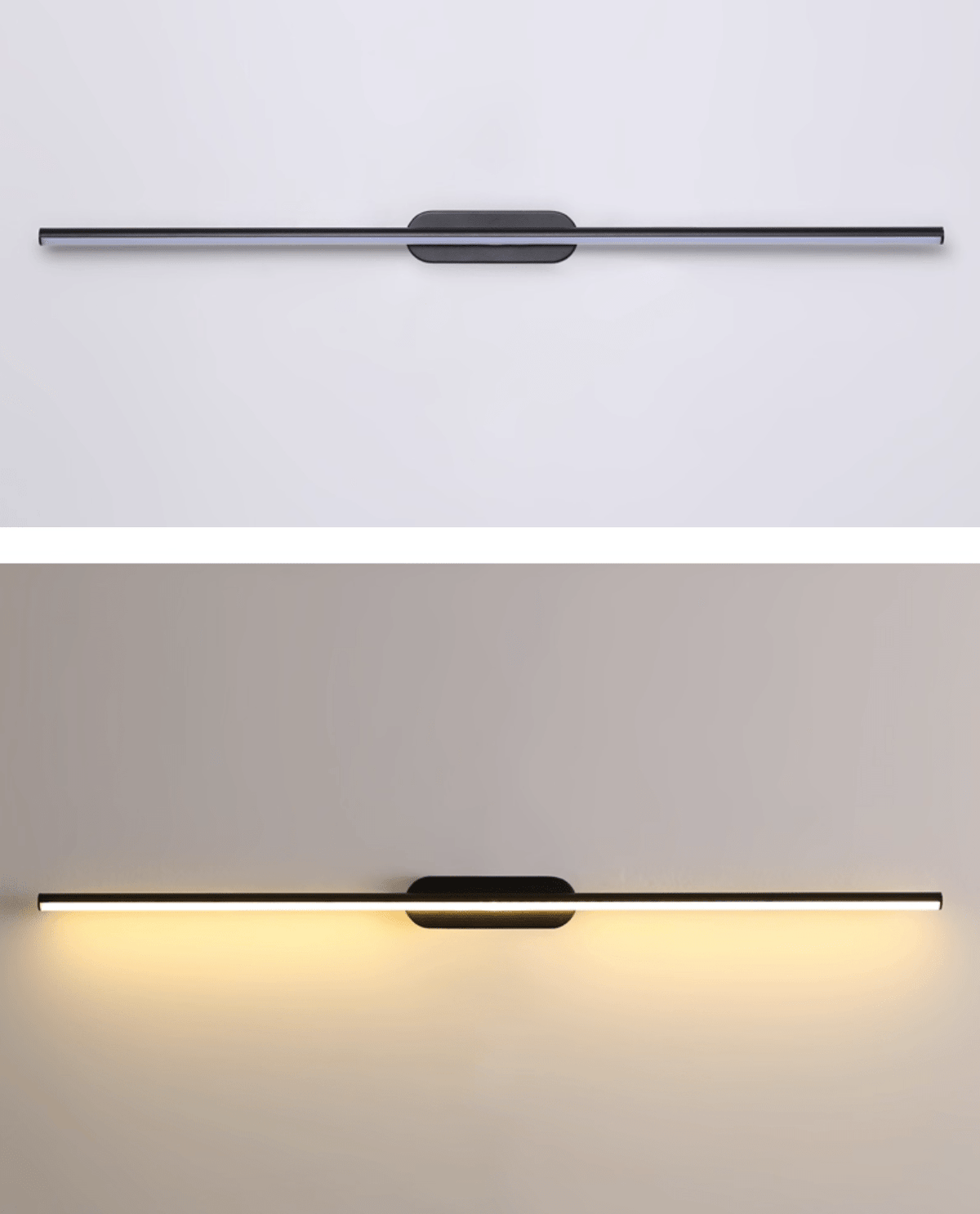 Qirma Black Slim Linear Minimalist Wall Lamp