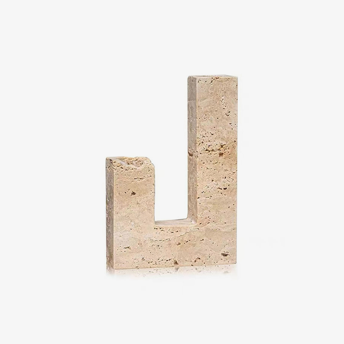 Horze  Modern Yellow Travertine Candle Holder