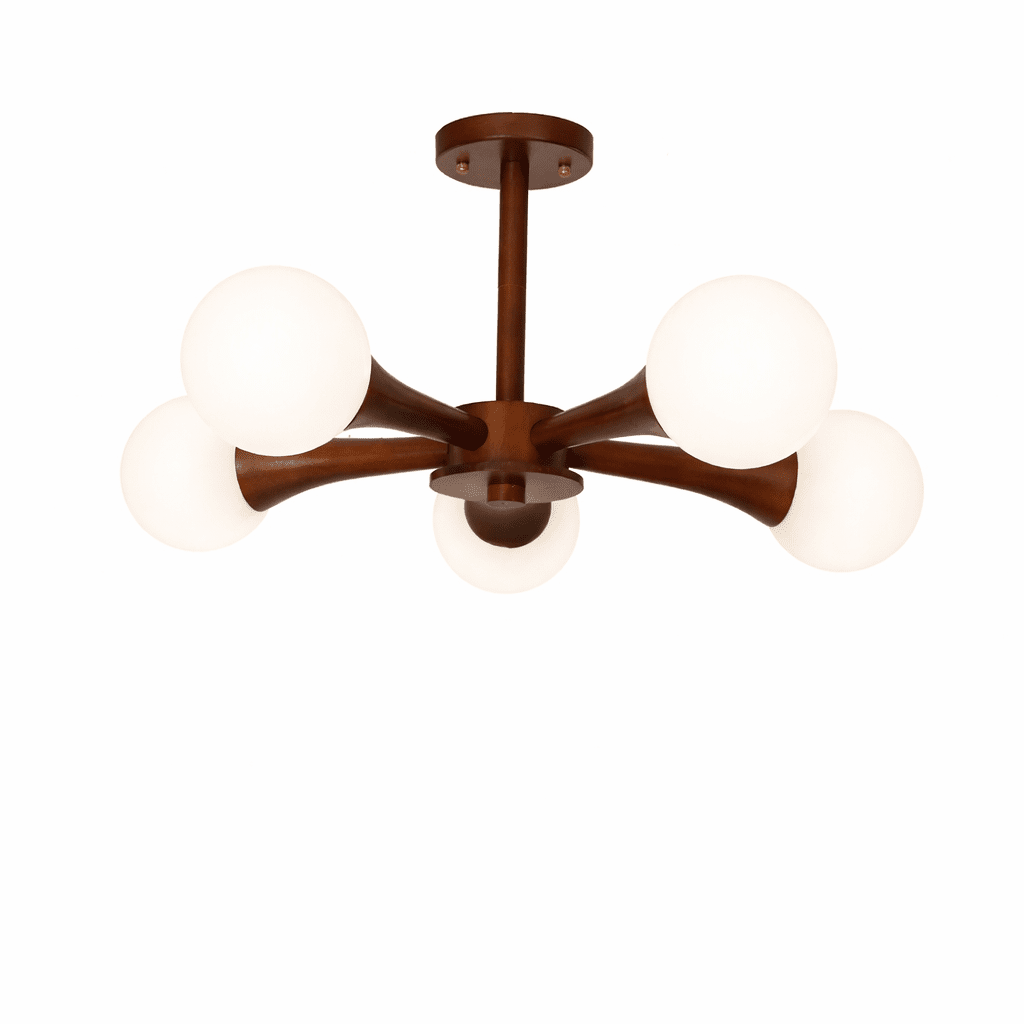 Briarshire Wooden Nera Chandelier