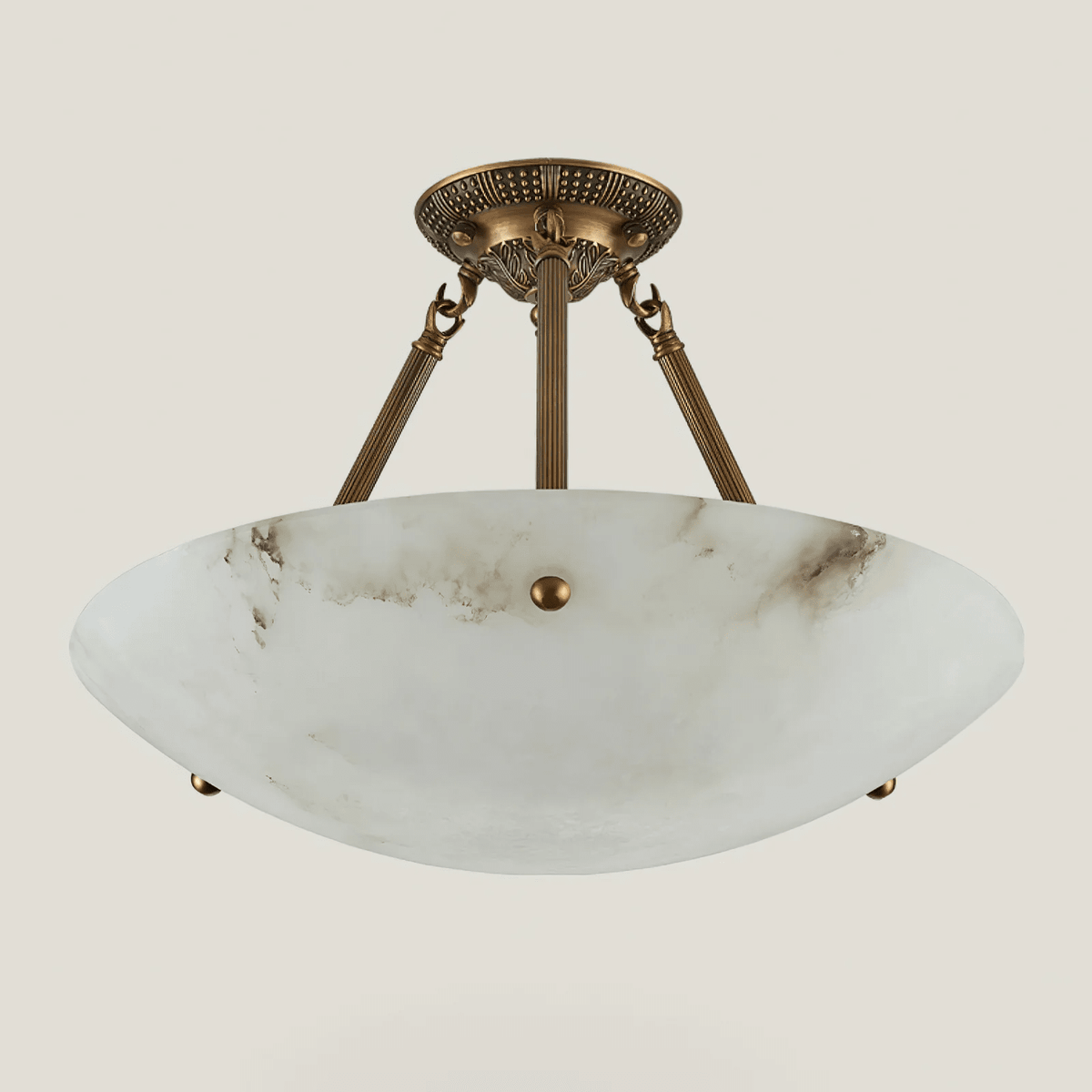Belvarien Alabaster Ceiling Light