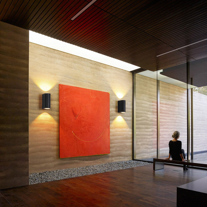 Ray Minimalist Square Outdoor Wall Lamp - Neutral Decor