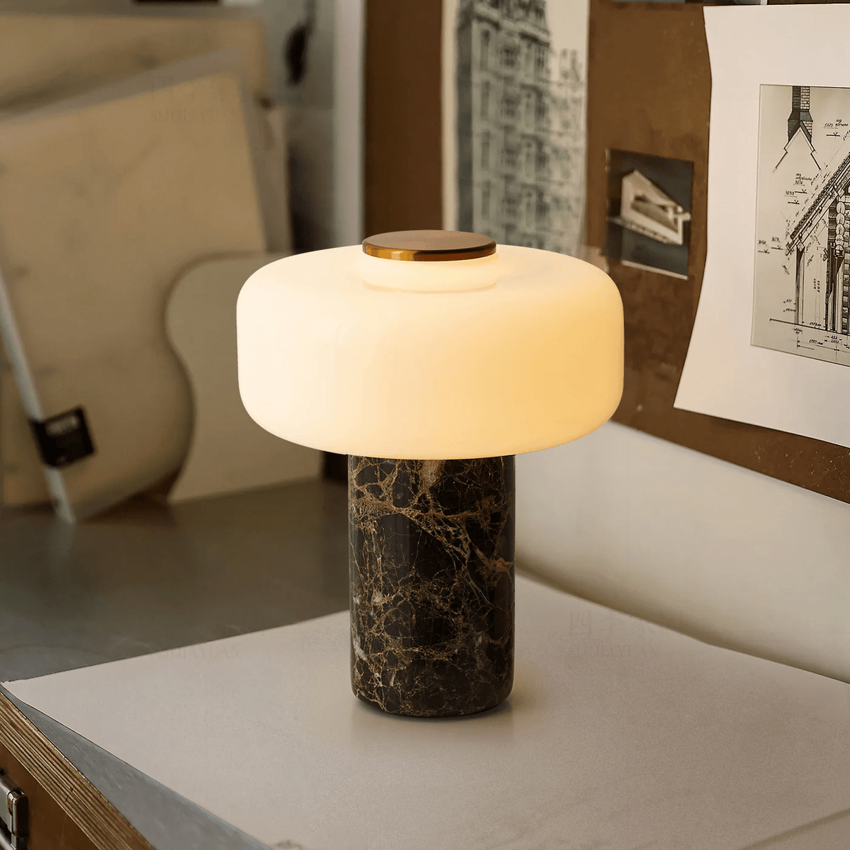 Orinshire Rechargeable Marble Table Lamp