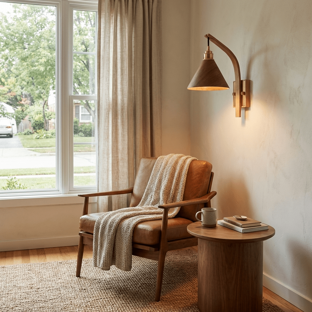 Hawmont Camber Arc Indoor Wall Light