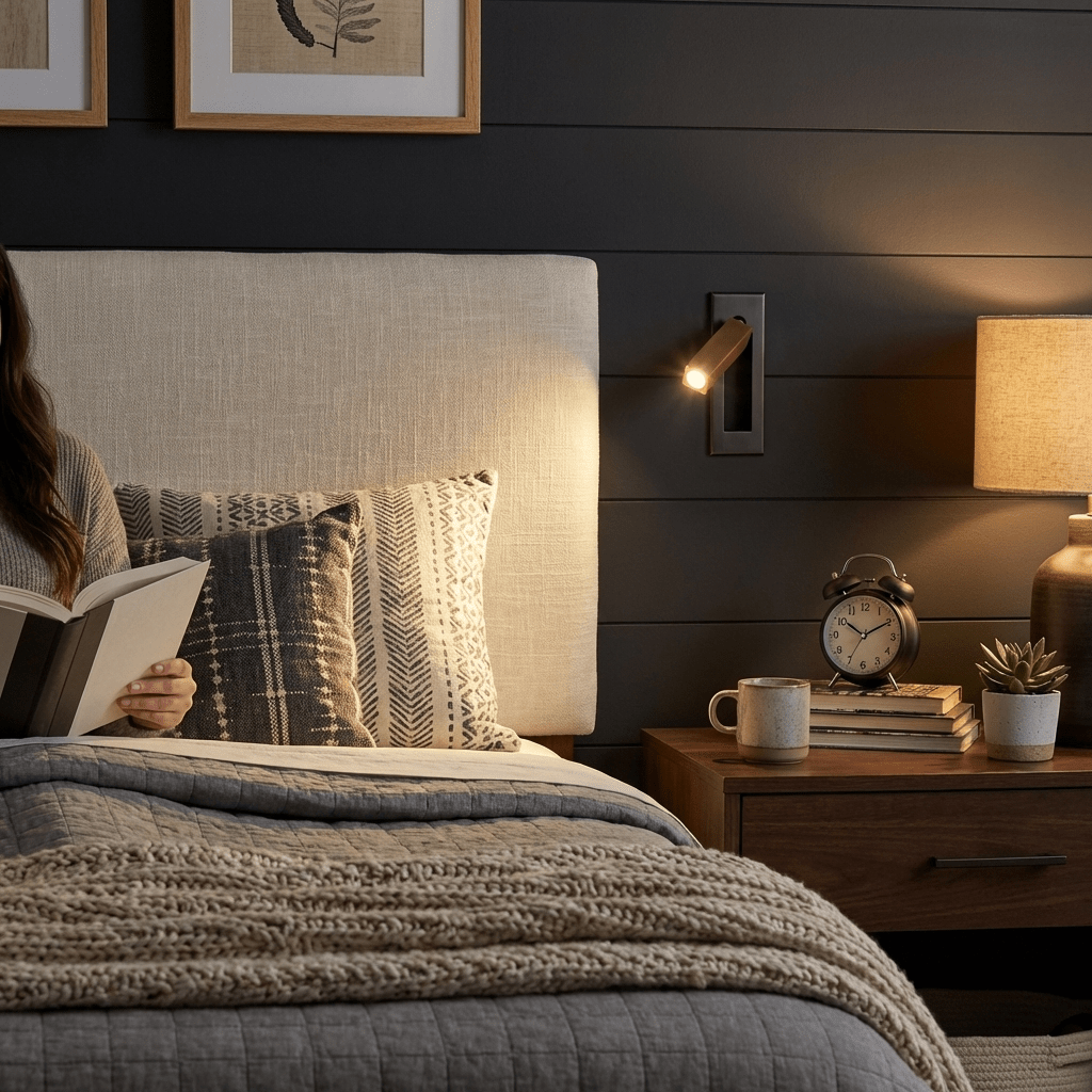 Everwick Embedded Bedside Indoor Wall Light