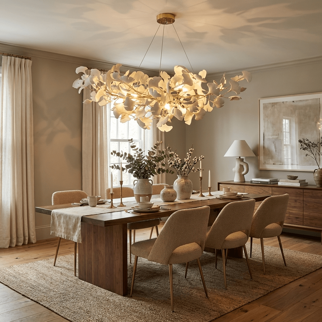 Fioraford Bloom Gingko Chandelier