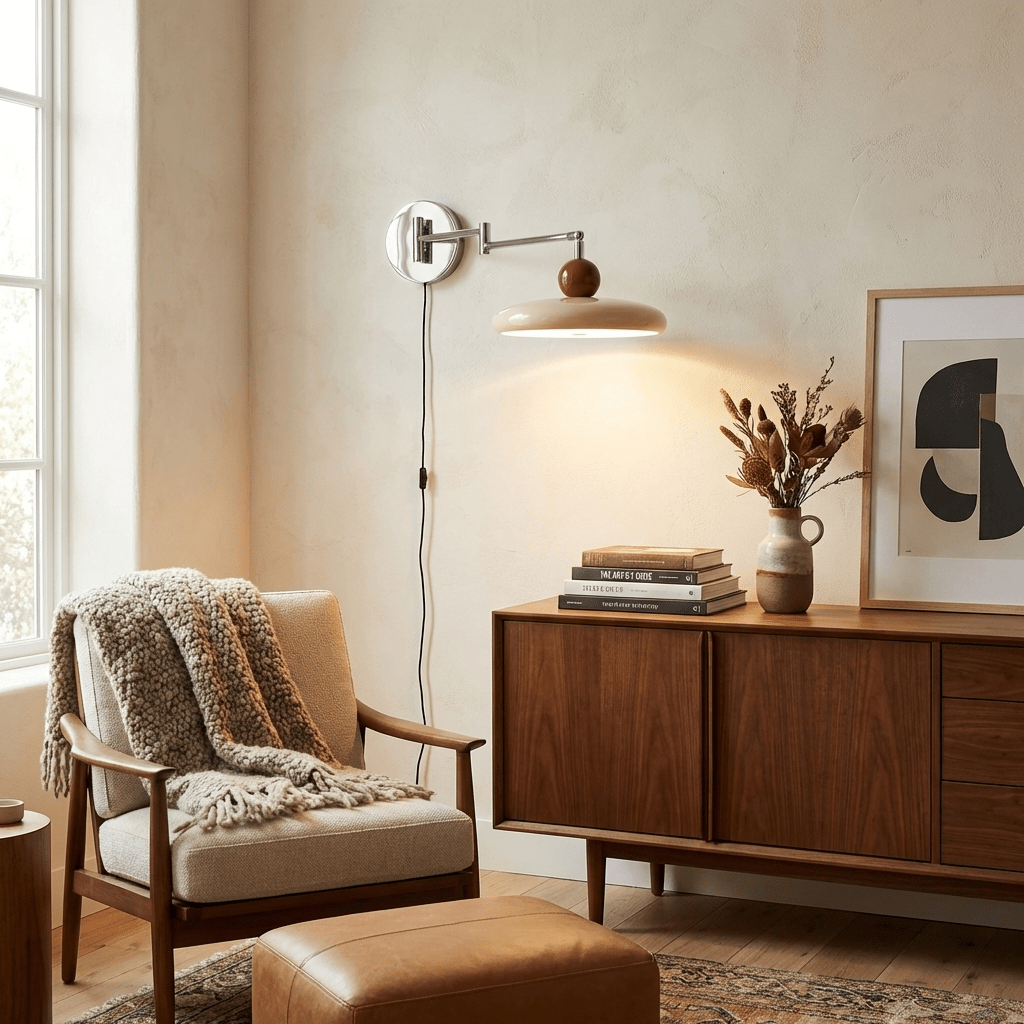 Caspstead Lola Plug In Indoor Wall Light