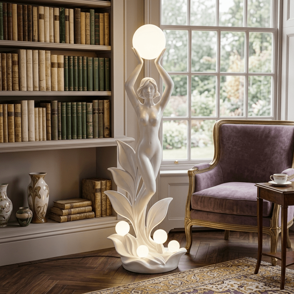 Galatea Aurora Muse Sculptural Floor Lamp