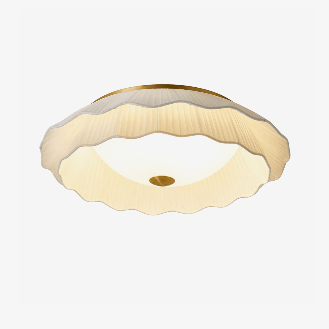 Celestian Epoque Pleated Ceiling Light