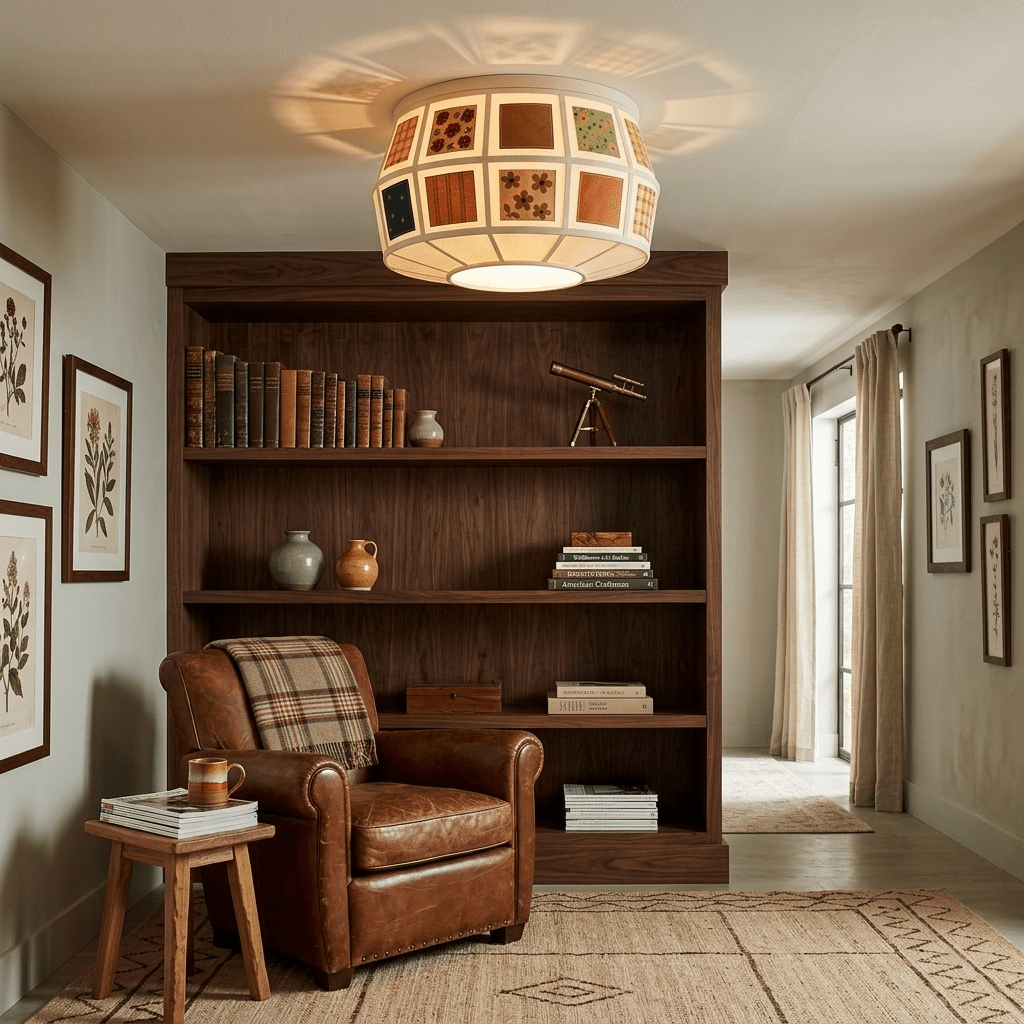 Eulalie Patchwork Quilt Ceiling Light