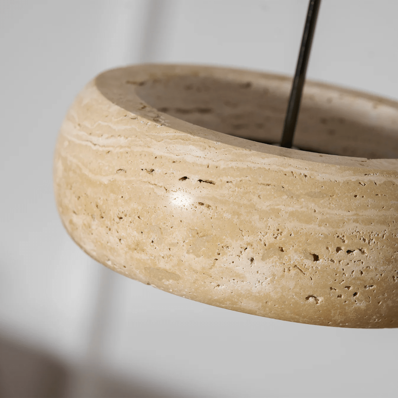 Briarwick Donut Travertine Pendant Light