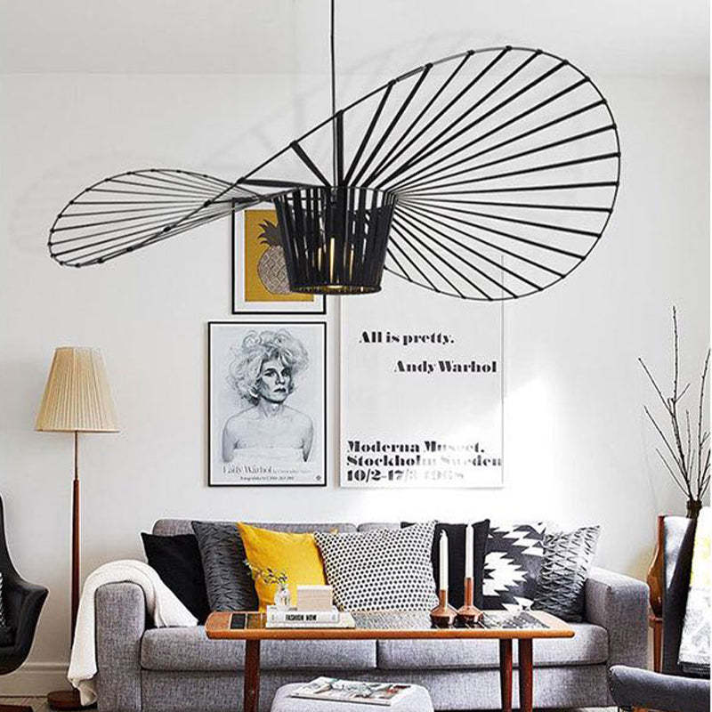 Ritta Modern Flower Fabric Pendant Light - Neutral Decor
